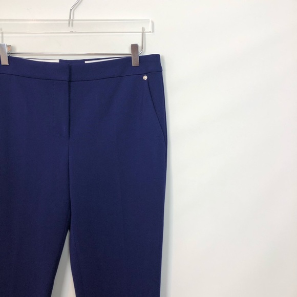 MaxMara Indigo Knit Ankle Pants 12 - Picture 6 of 7